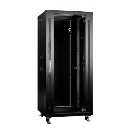 Шкаф напольный 19-дюймовый, 27U CABEUS SH-05C-27U60/60-BK (8557c)
