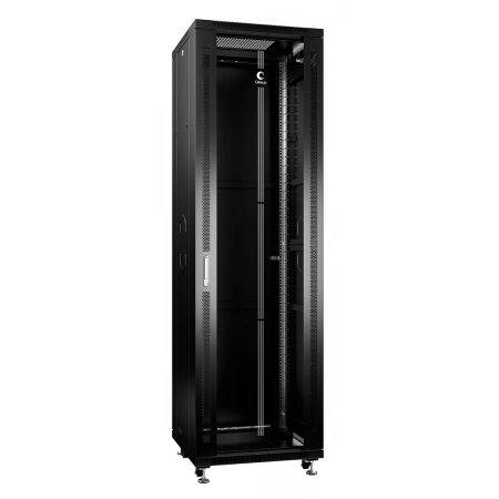 Шкаф напольный 19-дюймовый, 42U CABEUS SH-05C-42U60/60-BK (8560c)