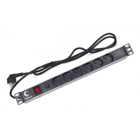 Блок розеток 19 шкафов CABEUS PDU-6P-F-2EU (7296c)