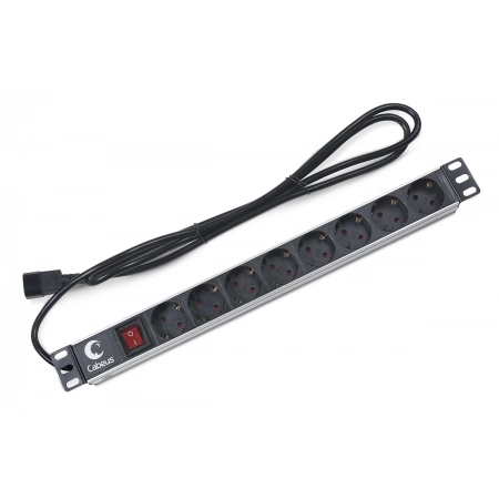 Блок розеток 19 шкафов CABEUS PDU-8P-2IEC (7070c)