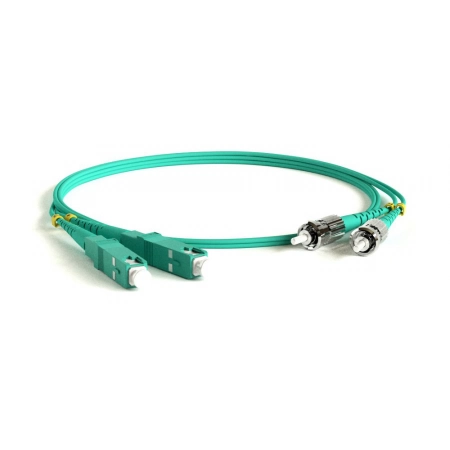 Патч-корд волоконно-оптический SC-ST Hyperline FC-D2-503-SC/PR-ST/PR-H-3M-LSZH-AQ