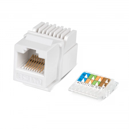 Вставка Keystone Jack CABEUS KJ-RJ45-Cat.5e-Toolless (7480c)