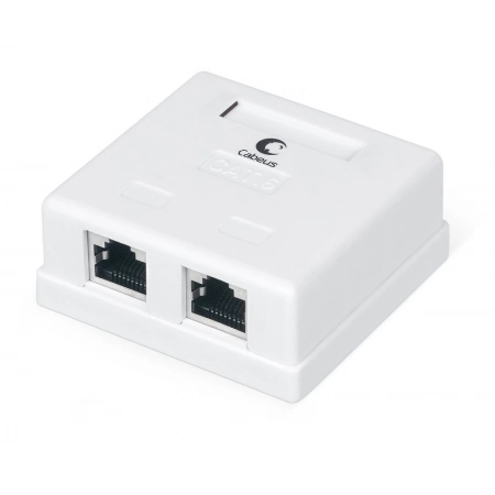 Розетка RJ-45 CABEUS WS-8P8C-Cat.6-SH-2 (7989c)