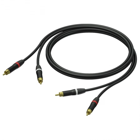 Аудиокабель 2хRCA (вилка-вилка), гибкий, UltraFlex™ Procab PRA800/3
