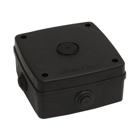 Монтажная коробка для крепления уличных видеокамер SLT МК-1 (цвет черный)
