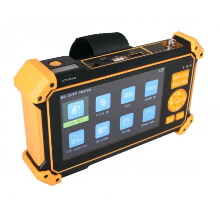 Многофункциональный тестовый видеомонитор для аналогового видеонаблюдения Tezter TSH-H-5