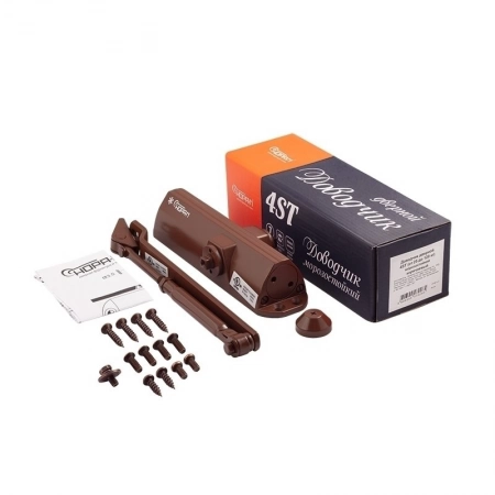 Доводчик дверной NORA-M 4ST (коричневый)