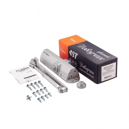 Доводчик дверной NORA-M 4ST (серый)