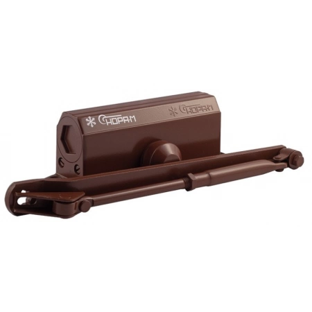 Доводчик дверной NORA-M НОРА-М №3S бол. F (коричневый)