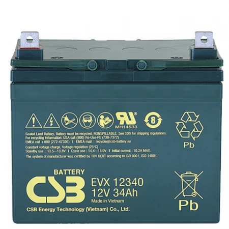 Аккумулятор герметичный свинцово-кислотный CSB EVX 12340