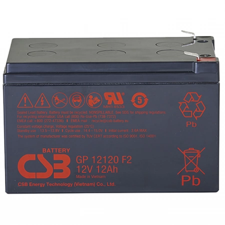 Аккумулятор герметичный свинцово-кислотный CSB GP 12120