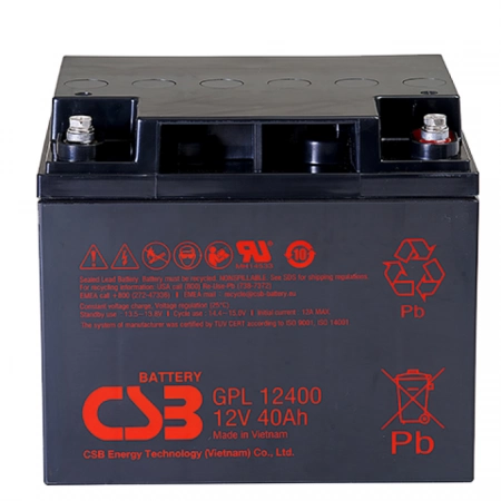 Аккумулятор герметичный свинцово-кислотный CSB GPL 12400