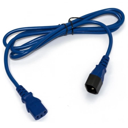 Кабель питания Hyperline PWC-IEC13-IEC14-1.0-BL