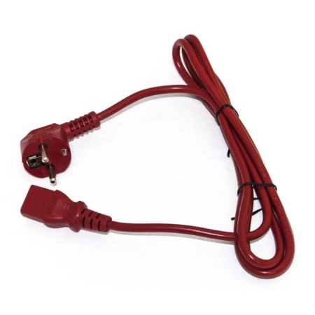 Кабель питания Hyperline PWC-IEC13-SHM-1.8-RD