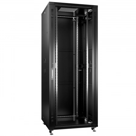 Шкаф напольный 19-дюймовый, 42U CABEUS SH-05C-42U80/100-BK (8545c)