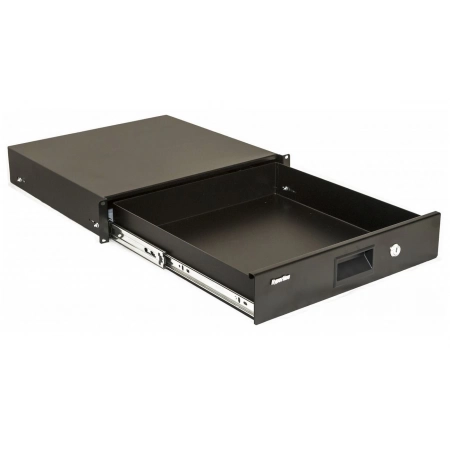 Ящик для документов 2U Hyperline TDR3-2U-460-RAL9004