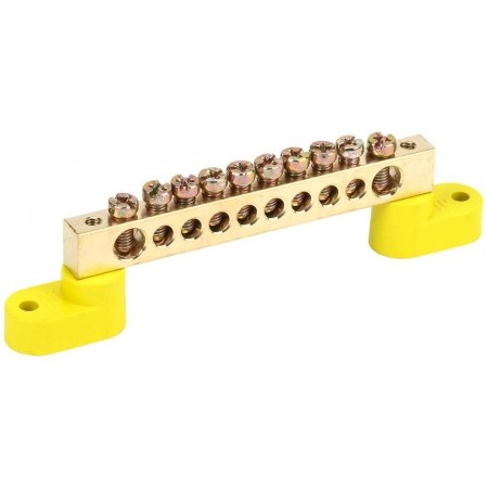 Шина на двух угловых изоляторах IEK YNN10-812-10C2-K05