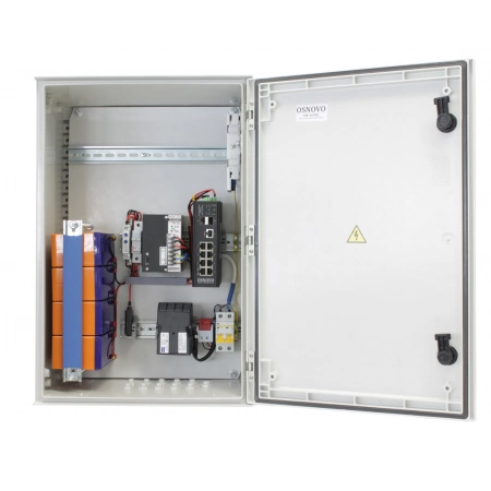 Уличный коммутатор с PoE OSNOVO OSP-46TB1(SW-80802/ILS(port 90W))