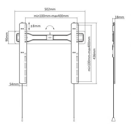 Изображение 3 (Кронштейн фиксированный Digis DSM-P5740)