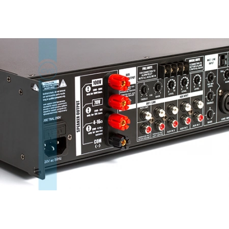 Изображение 9 (Профессиональный 100V микшер-усилитель для качественных систем трансляции фоновой музыки и оповещения CVGaudio M-483T)