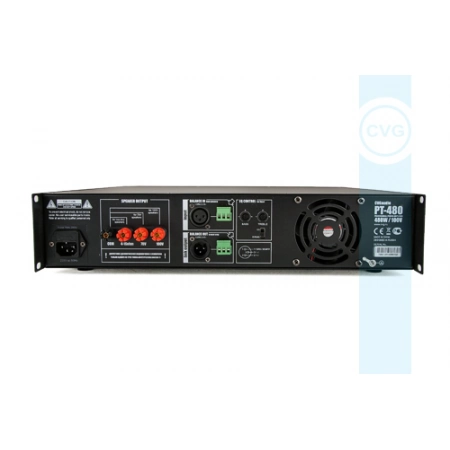 Изображение 11 (Профессиональный 100V высококачественный усилитель мощности для систем трансляции музыки и речевого оповещения, CVGaudio PT-480)