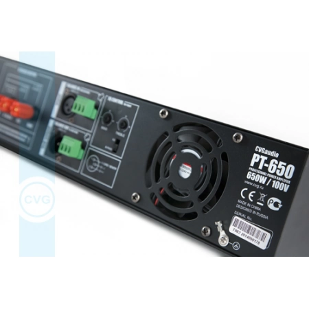 Изображение 10 (Профессиональный 100V высококачественный усилитель мощности для систем трансляции музыки и речевого оповещения, CVGaudio PT-650)