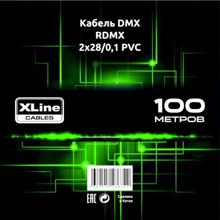 Изображение 1 (Кабель DMX Xline RDMX 2x28/0,1 PVC)