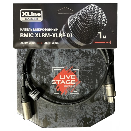 Кабель микрофонный XLine Cables RMIC XLRM-XLRF 01