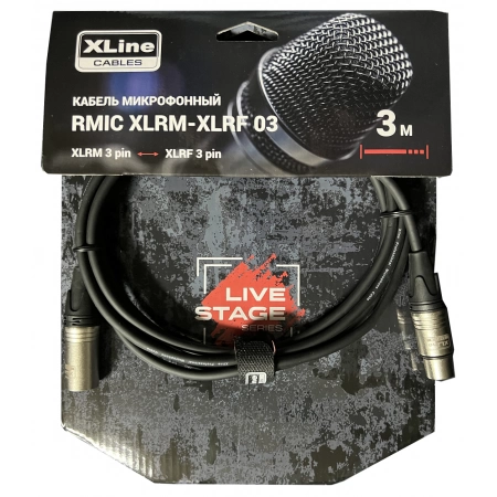 Кабель микрофонный XLine Cables RMIC XLRM-XLRF 03