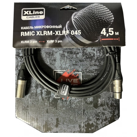 Кабель микрофонный XLine Cables XLRM-XLRF 045