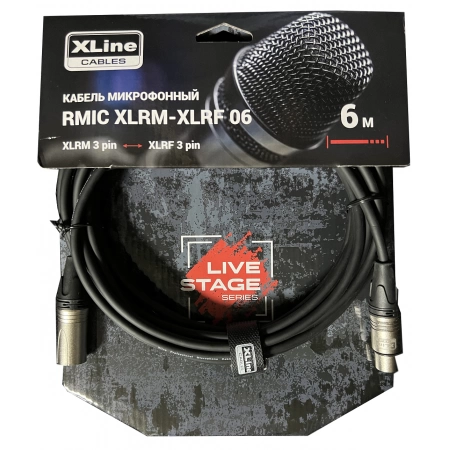 Кабель микрофонный XLine Cables RMIC XLRM-XLRF 06