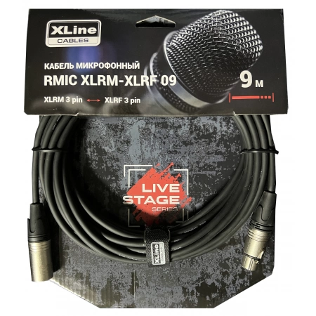 Кабель микрофонный XLine Cables RMIC XLRM-XLRF 09
