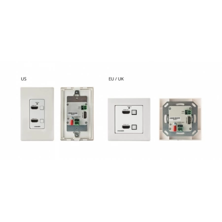 Изображение 1 (Коммутатор 2х1 HDMI с автоматическим переключением Kramer WP-211X/US-D(W/B))