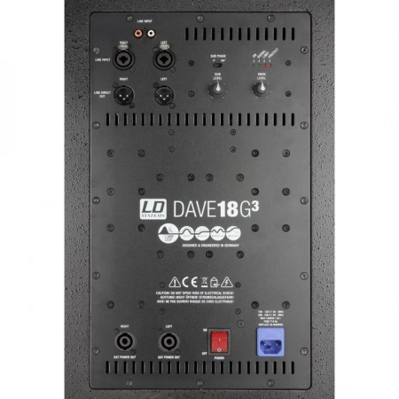 Изображение 5 (Компактный активный комплект PA-системы LD SYSTEMS DAVE 18 G3)
