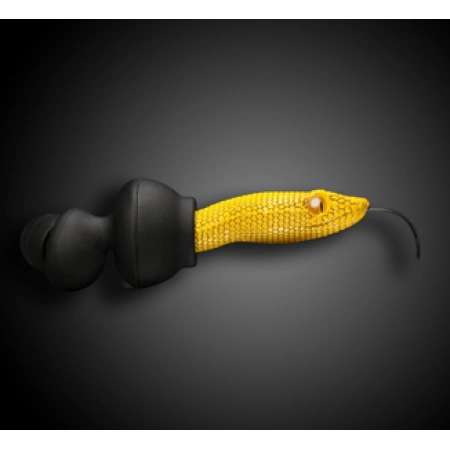 Наушники проводные Quarkie IN EAR - VIPER HEAD YELLOW