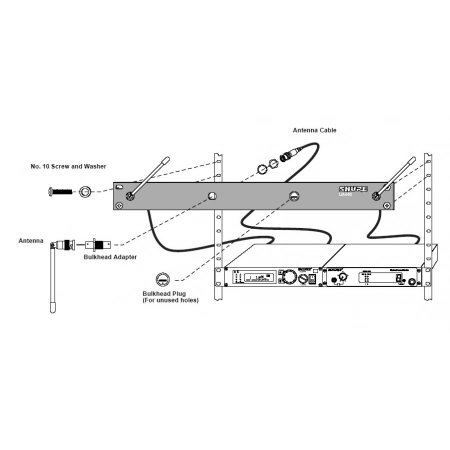 Комплект для вывода антенн Shure UA440