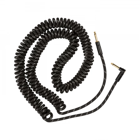 Инструментальный кабель Fender Deluxe Coil Cable 30' Black Tweed