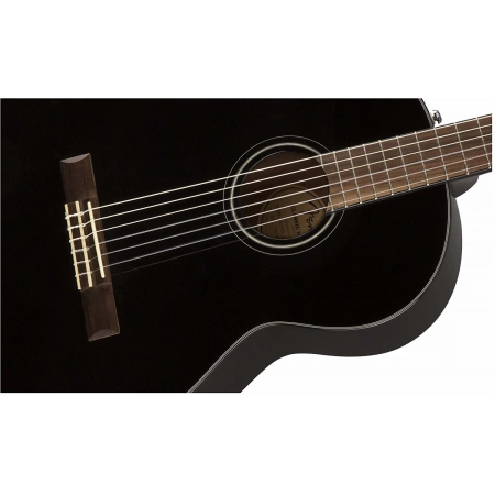 Изображение 2 (Классическая гитара Fender CN-60S NYLON, BLACK WN)