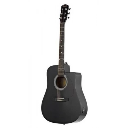 Электроакустическая гитара Fender Squier SA-105CE Dreadnought Black W/Fishman Preamp
