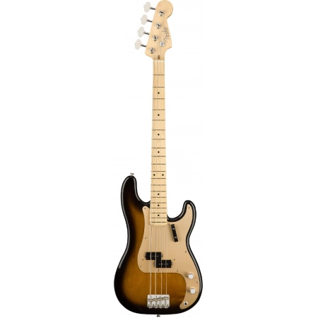 Изображение 1 (Бас-гитара с кейсом Fender American Original '50s Precision Bass®, Maple Fingerboard 2-Color Sunburst)