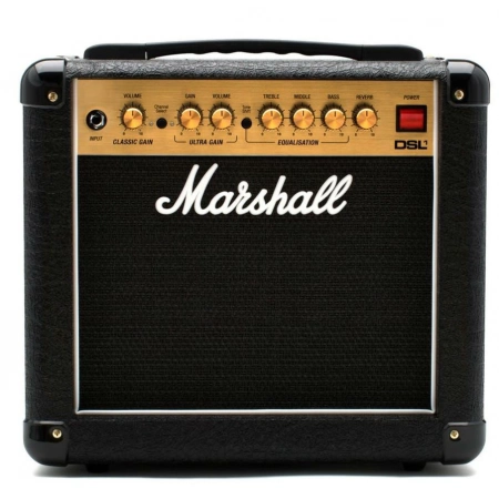 Изображение 1 (Гитарный ламповый комбо усилитель Marshall DSL1 COMBO)