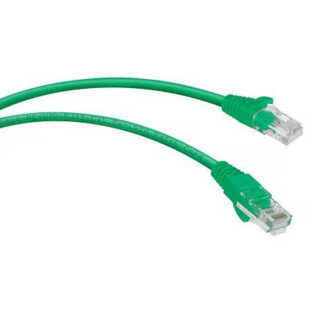 Патч-корд медный CABEUS PC-UTP-RJ45-Cat.5e-0.3m-GN-LSZH (9503c)