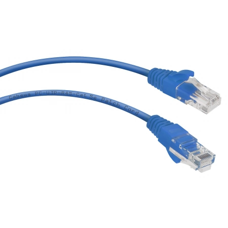 Патч-корд медный CABEUS PC-UTP-RJ45-Cat.5e-0.5m-BL-LSZH (9528c)