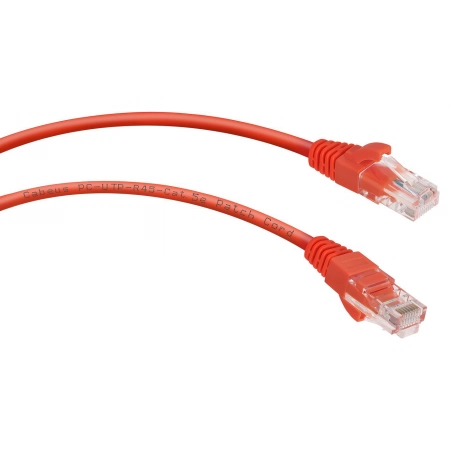 Патч-корд медный CABEUS PC-UTP-RJ45-Cat.5e-5m-RD (7689c)