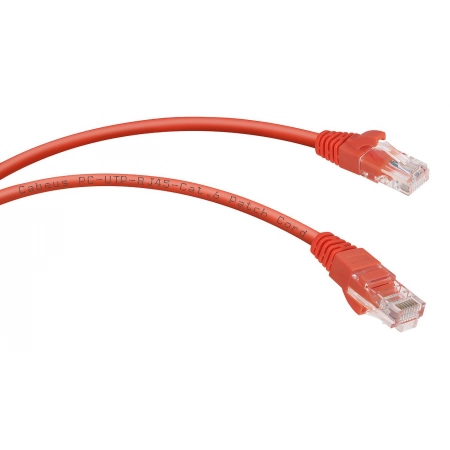 Патч-корд медный CABEUS PC-UTP-RJ45-Cat.6-0.3m-RD (8689c)