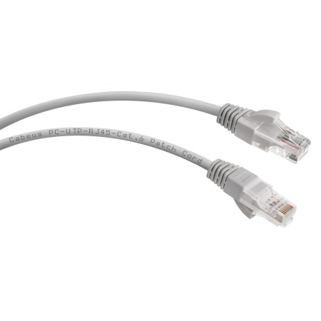 Патч-корд медный CABEUS PC-UTP-RJ45-Cat.6-1m (7267c)