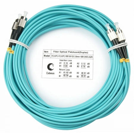 Патч-корд CABEUS FOP-50-FC-FC-1,5m (8450c)