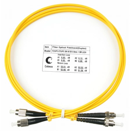 Патч-корд CABEUS FOP(d)-9-FC-ST-5m (7502c)