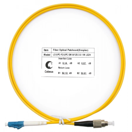 Патч-корд CABEUS FOP(s)-9-LC-FC-25m (8327c)