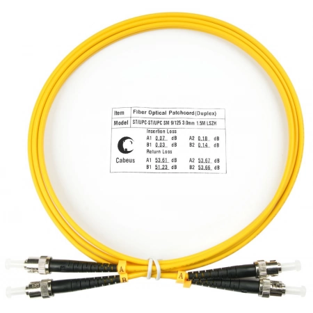Патч-корд CABEUS FOP(d)-9-ST-ST-15m (8397c)